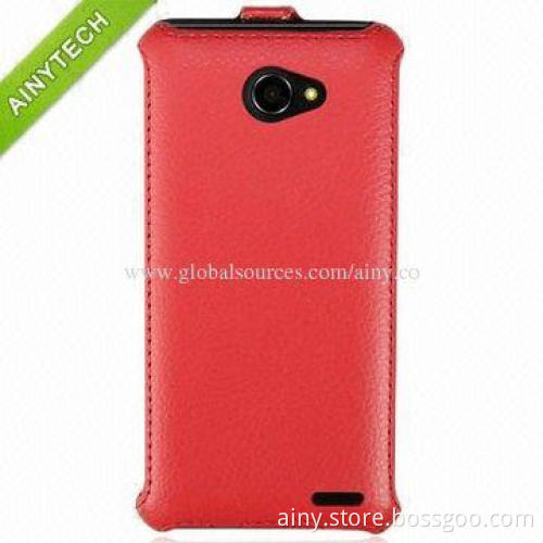 Ainy Natural Leather Case, Heat Setting, Professional Design for Fly IQ4403 Energie 3